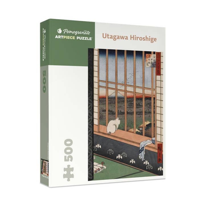500-Piece Jigsaw Puzzle-Hiroshige for wholesale by Vevoke