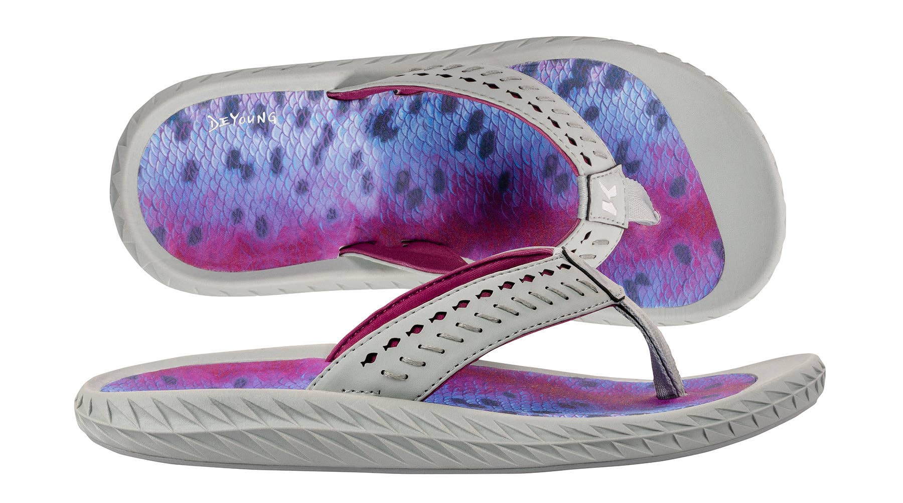 Korkers Products LLC – wholesale Flip Flops – Women’s – Women's Fish Flip® - Rainbow Trout0