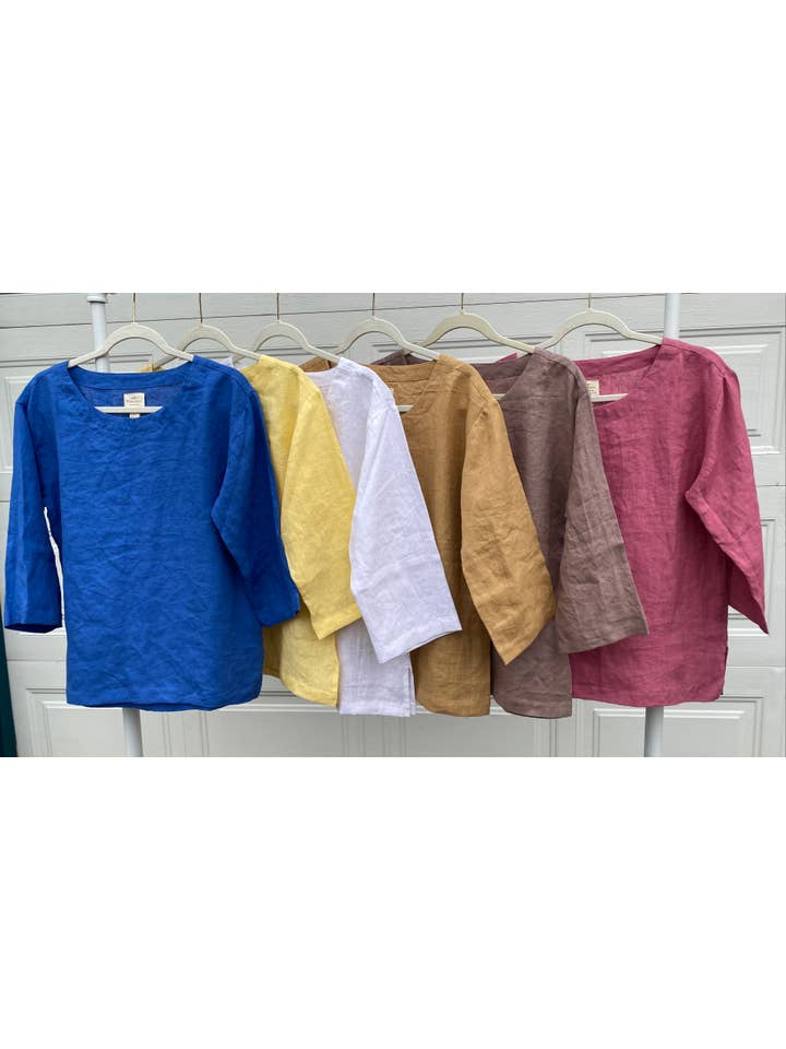 VIKOLINO - Wholesale Blouse - Women's - Linen Bella Top