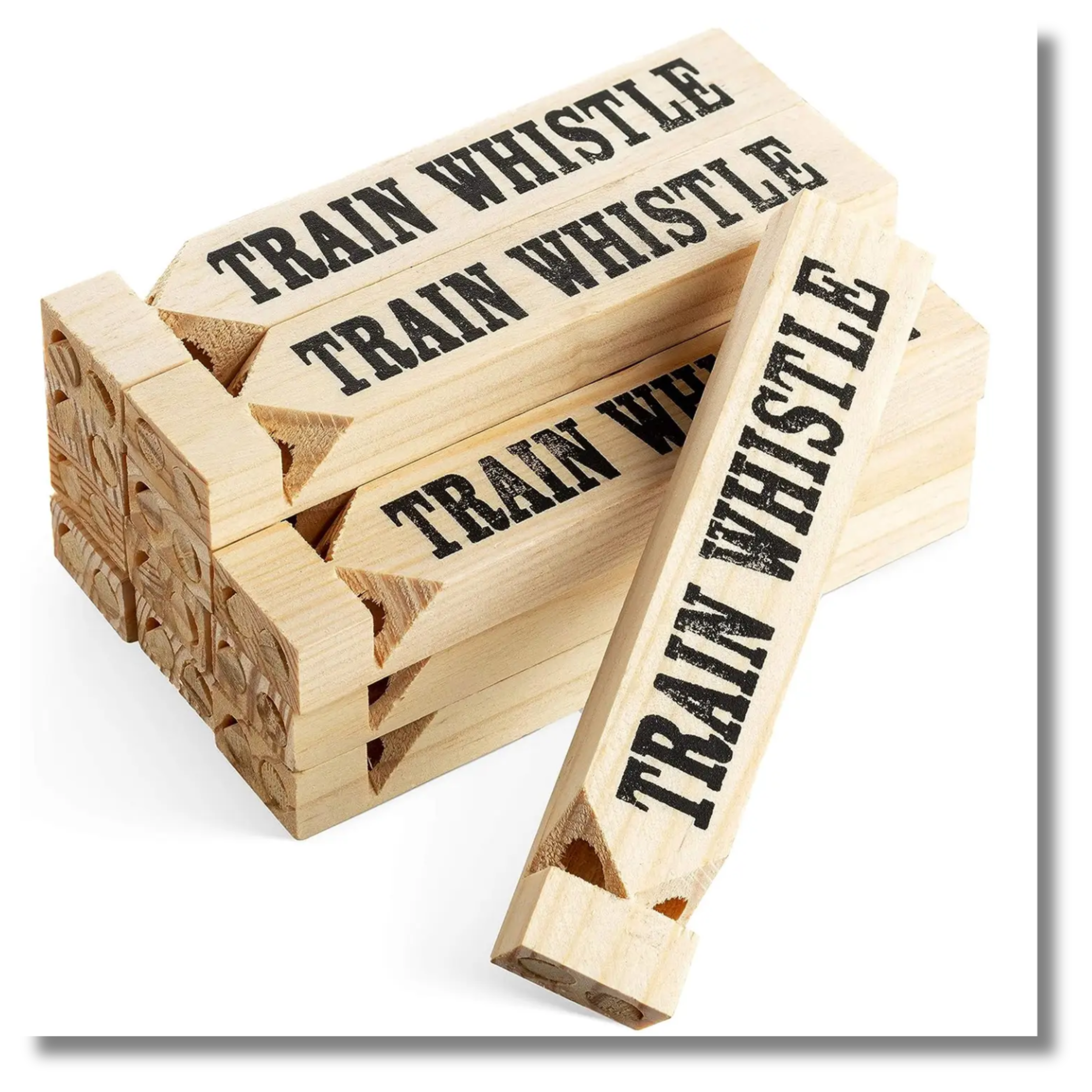 JSBlueRidge Toys - Wholesale Houten speelgoed - Kinderen - Houten Fluit Trein Speelgoed voor Kinderen als Fidget Speeltje2