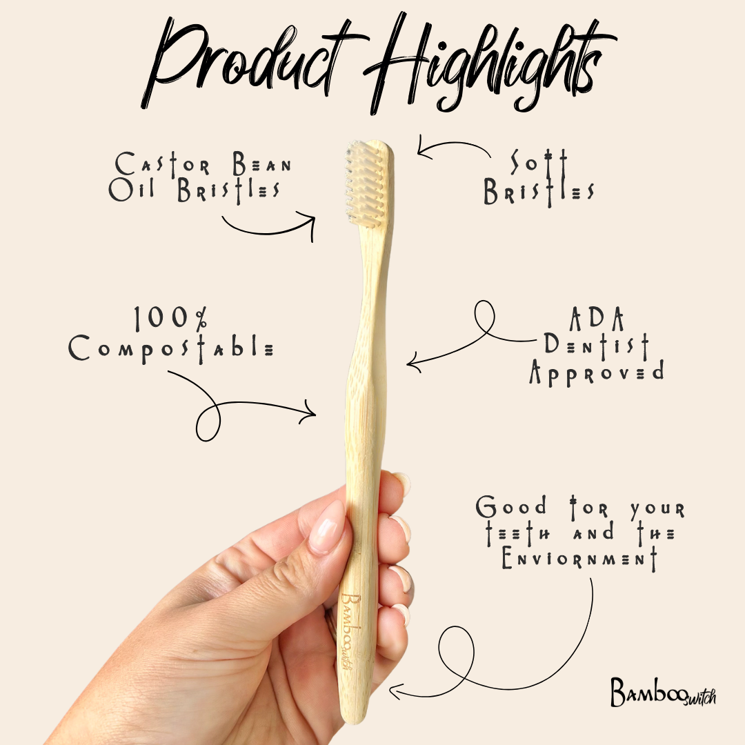 Bamboo Switch - Wholesale Toothbrush - 100% Compostable Bamboo Toothbrush | Faire Market Bestseller1