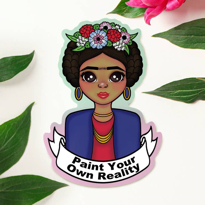 Cute Friday Kahlo Quote Sticker Künstler History für den Großhandel von Atomic Lace
