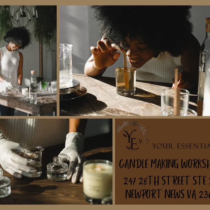 Candle Making Workshop In Newport News Location for wholesale by Your Essentials