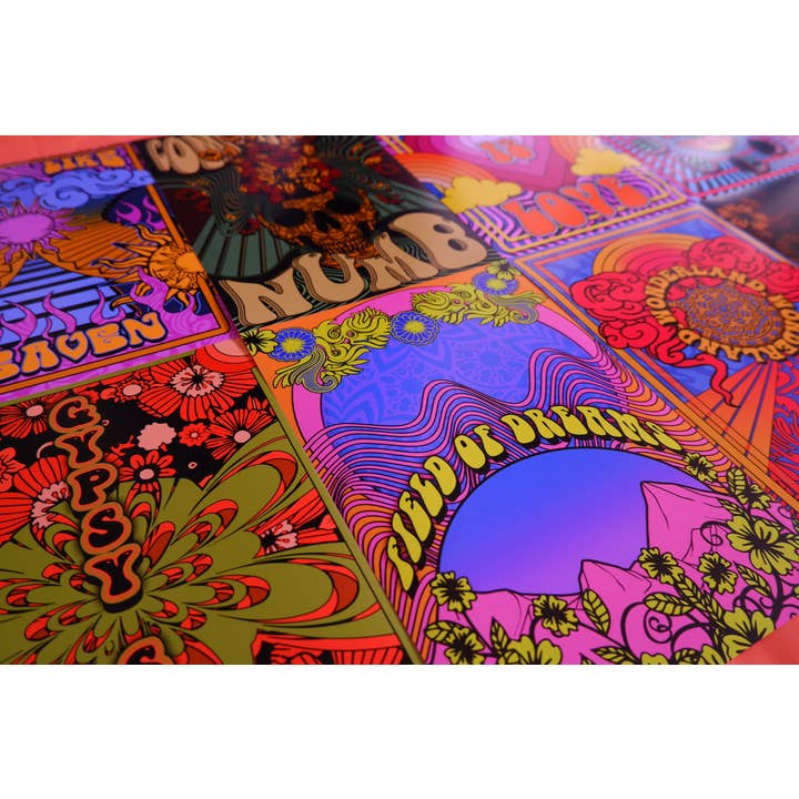 Buba Goods - Wholesale Art Print - Comfortably Numb psychedelic artwork poster print