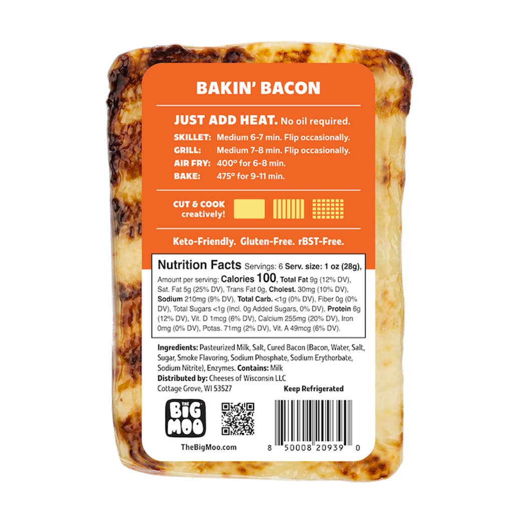 The Big Moo Cheese - Wholesale Cheese - THE BIG MOO Baked Cheese - Bakin' Bacon2