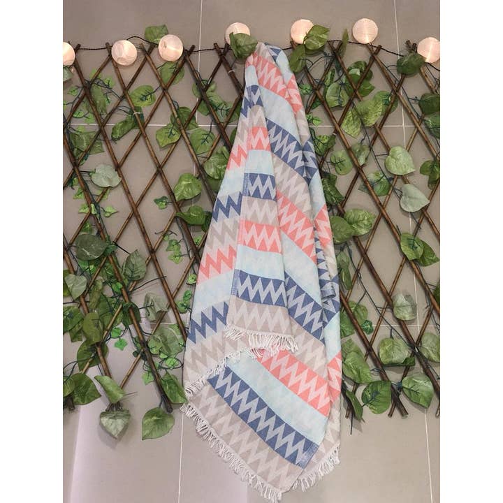 SannasDecor – Großhandel Badehandtuch – Buntes türkisches Handtuch, Bio-Badetuch, Sandfreies Handtuch