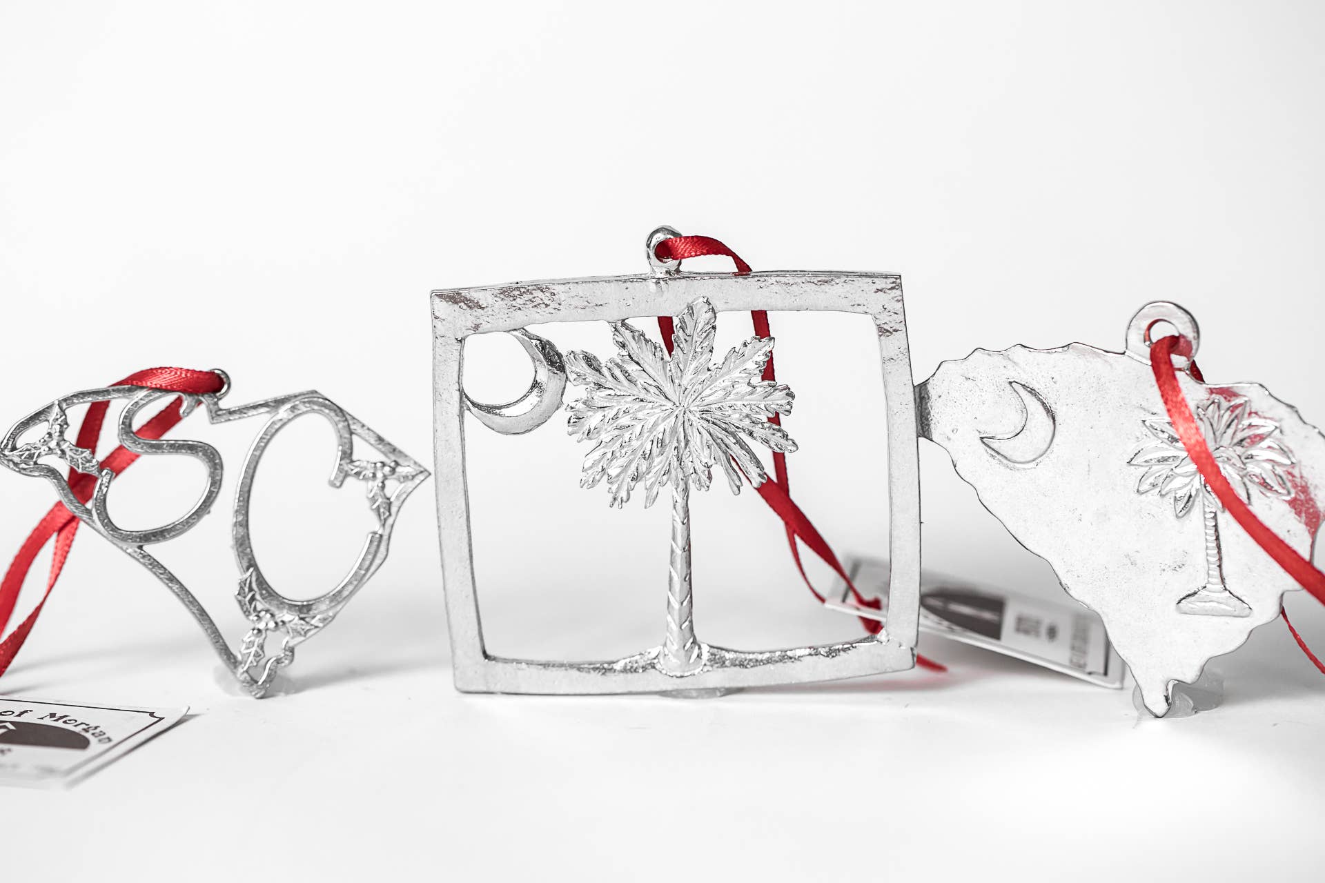 House of Morgan Pewter - Wholesale Ornament Set - South Carolina Ornaments - SC Flag Gift Set9