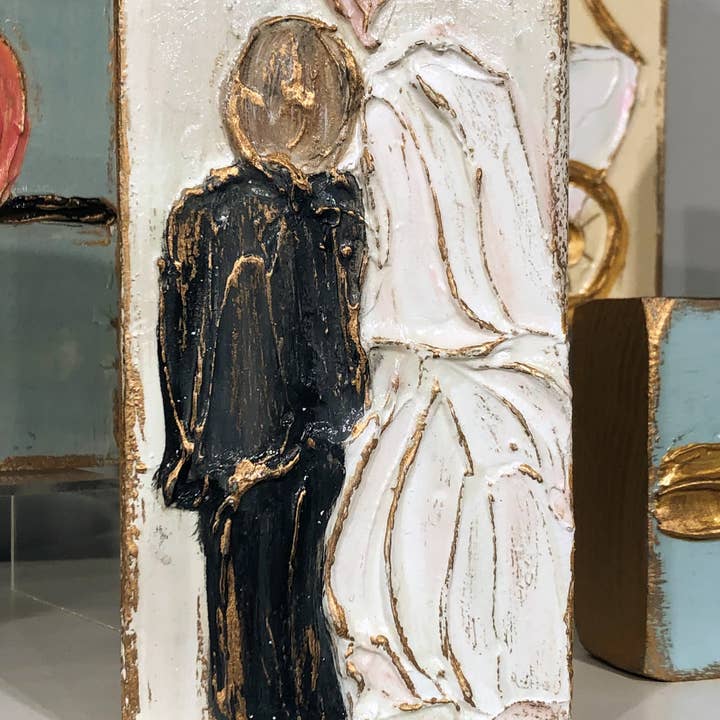 Coddiwomple – Großhandel Malen/Zeichnen – Hochzeits-Blockmalerei/Zeichnung für Braut und Bräutigam