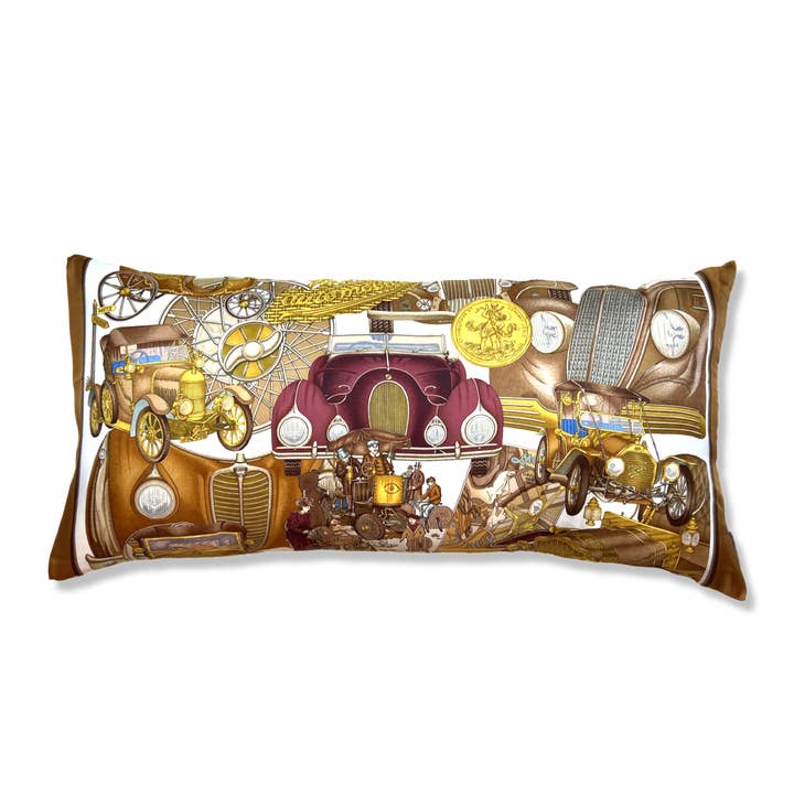 Hermes Bil Vintage Silkescarf Ländkudde 35" för wholesale av Vintage Luxe Up