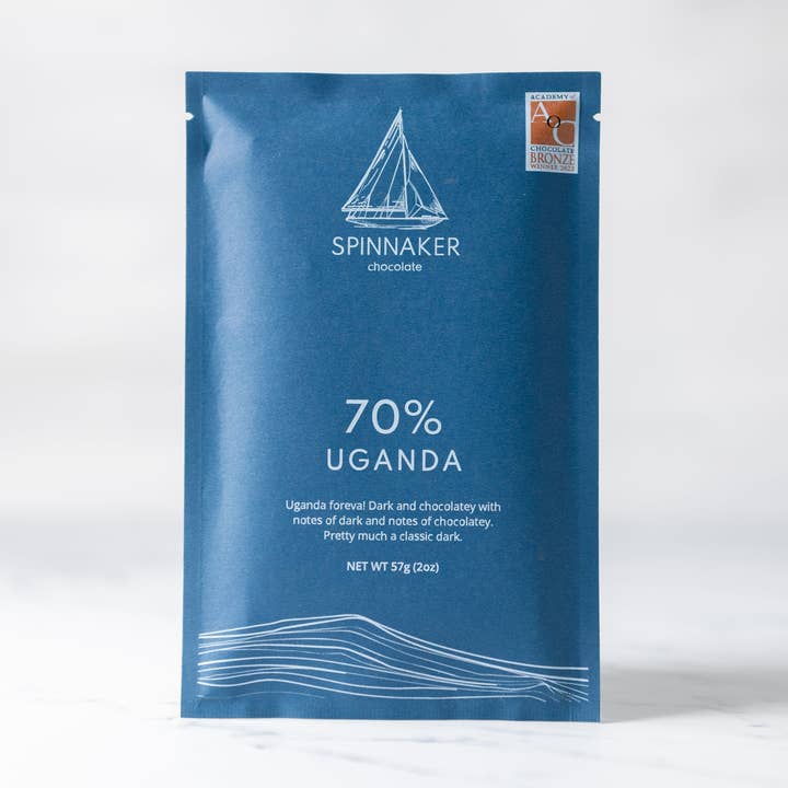 Spinnaker Chocolate - Wholesale Chocolate Bar - 70% Uganda0
