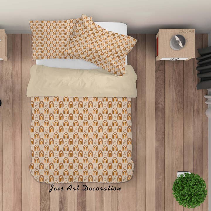 3D Khaki Rainbow Påslakanset Bäddset Påslakan Örngott SF51 för wholesale av Jess Art Decoration