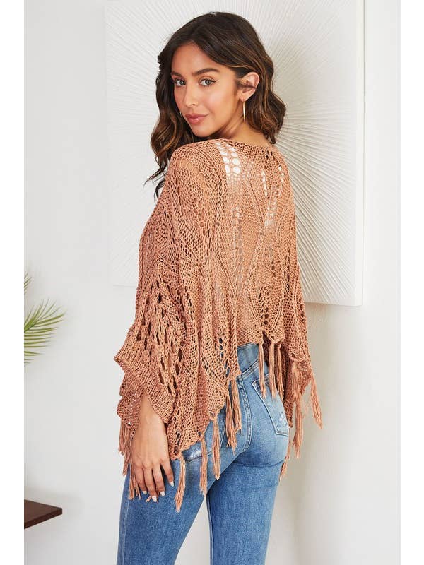 VENTI6 - Wholesale Poncho - Women's - DRAFT ITEM Poncho