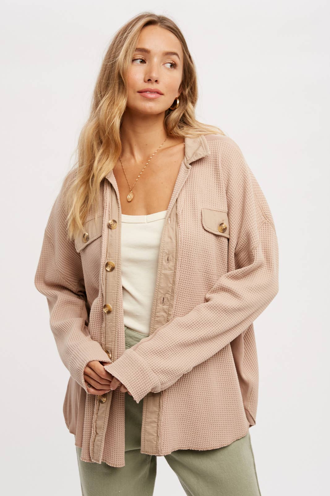 Bluivy – wholesale Jacket – Women's – SLOUCHY WAFFLE KNIT JACKET1
