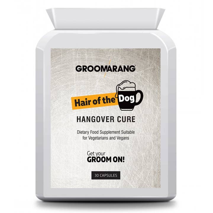 My Wholesale Warehouse – Großhandel Nahrungsergänzungsmittel/Vitamin zum Einnehmen – Groomarang „Hair of the Dog“ -Tabletten gegen Kater