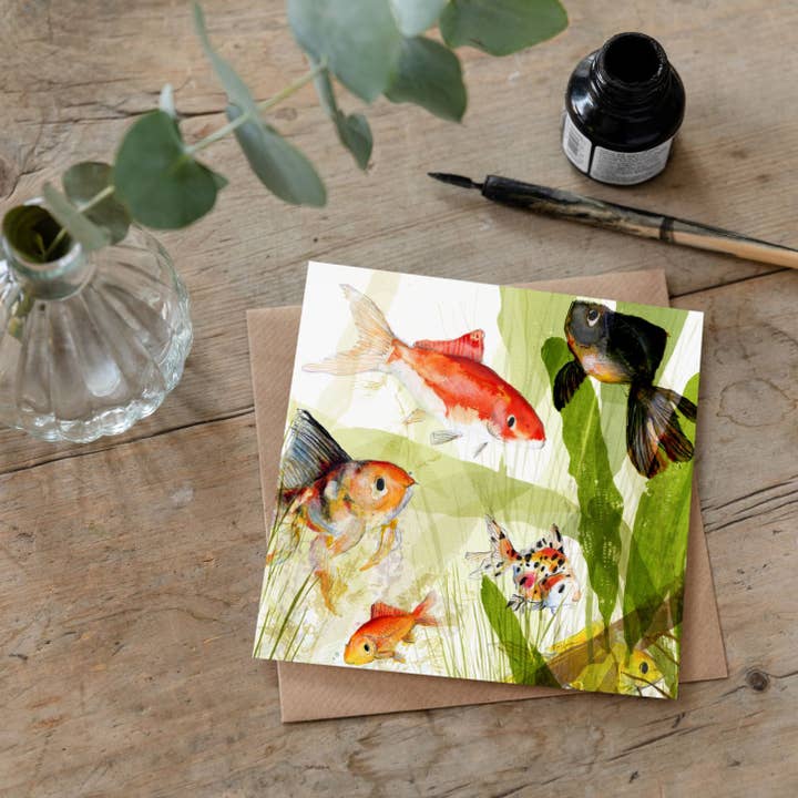 Catherine Rayner Trading Ltd - Wholesale Everyday Greeting Card - Richard Fish Card for all Occasions1
