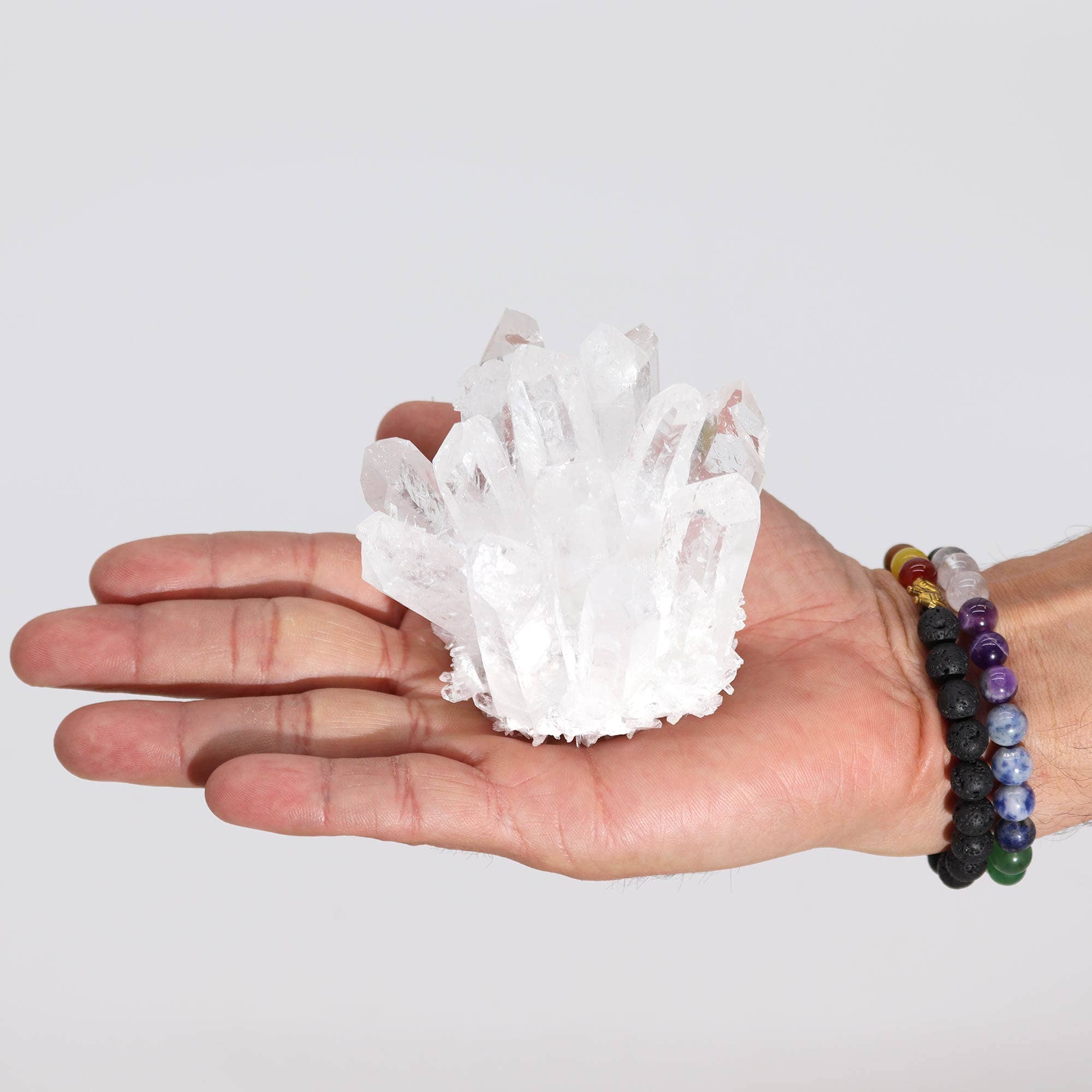 Ancient Wisdom – wholesale Spiritual stone/crystal – Crafted Quartz Cluster - Clear Quartz1
