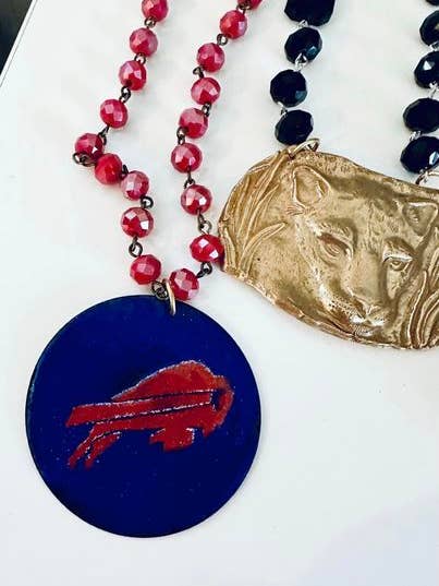 NEU!!! Go Buffalo Bills Halskette für den Großhandel von Michelle DaRin Jewelry
