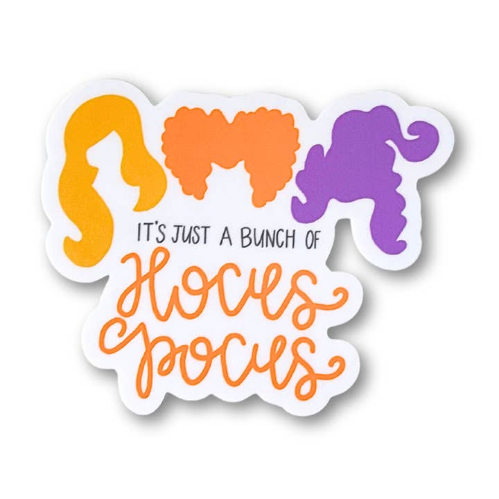 Hocus Pocus Sticker for wholesale by Sundae Sisters Co