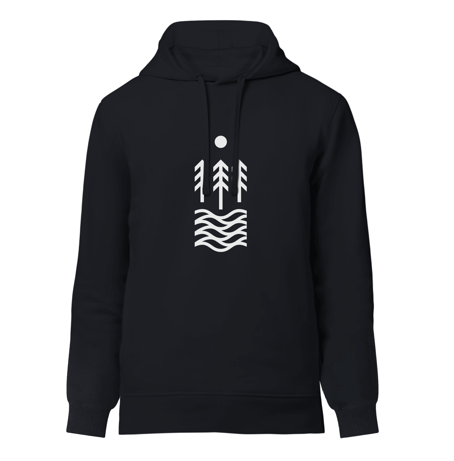 North Adams - Wholesale Hoodie - Unisex - Moon Forest River -  Hoodie1