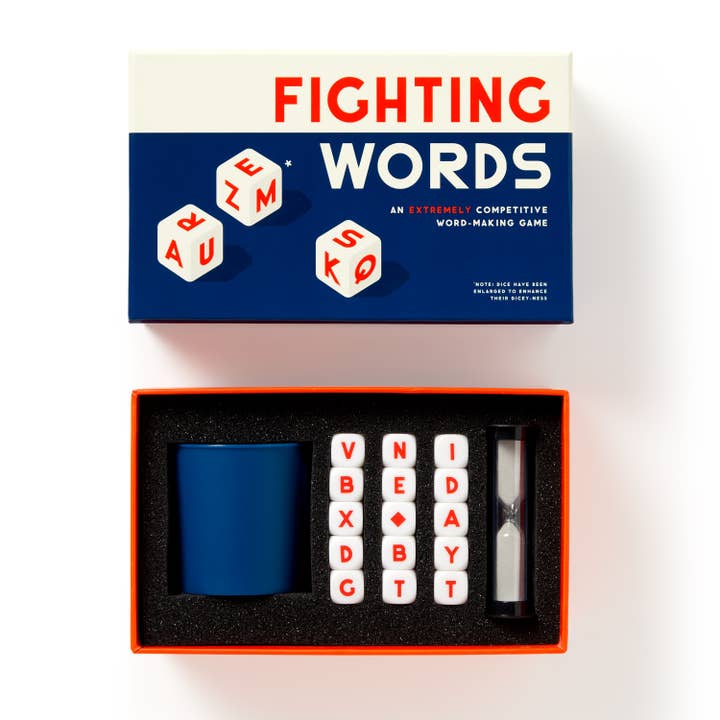 Chronicle Books - Wholesale Dice - Brass Monkey Fighting Words Dice Game