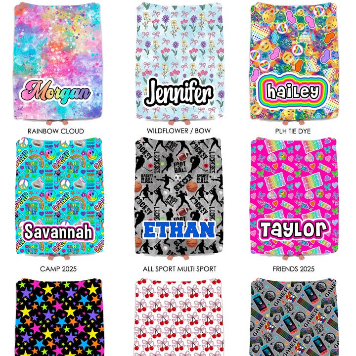 NAMEDROPS CUSTOM BLANKET for wholesale by Namedrops