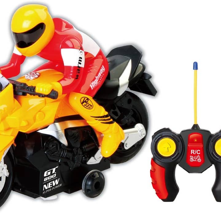 AZ Trading & Import (Toys, RC Toys & More) - Wholesale Toy Car/Truck - Kids - RC Motocycle Remote Control Toy (Yellow)0