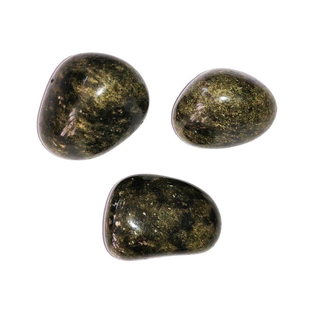 France Mineraux - Wholesale Spiritual Stone/Crystal - Epidote tumbled stone