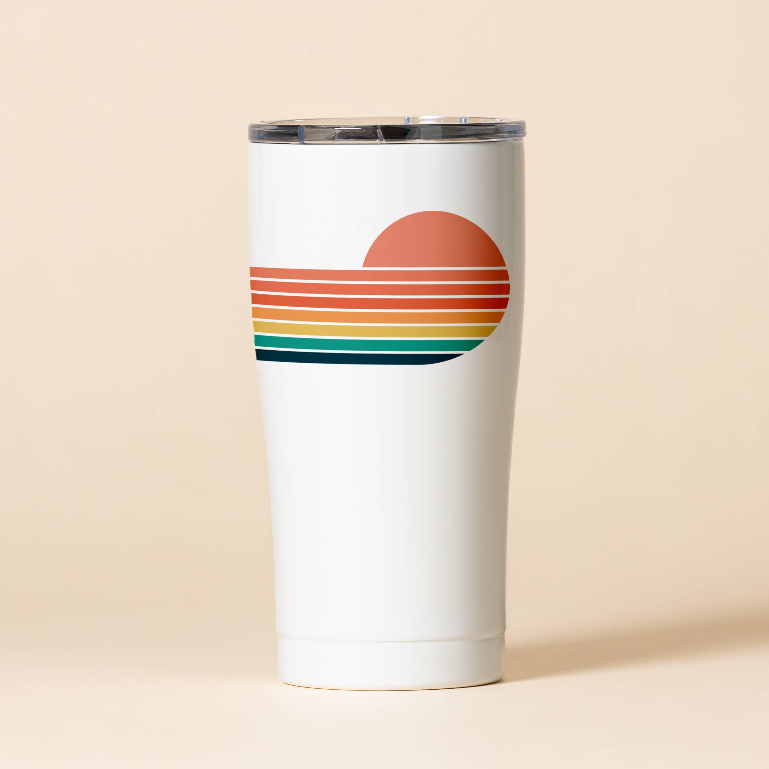 SIC Cups - Wholesale Insulated Mug/Tumbler - 20 oz. SIC Tumbler | Retro Sunset