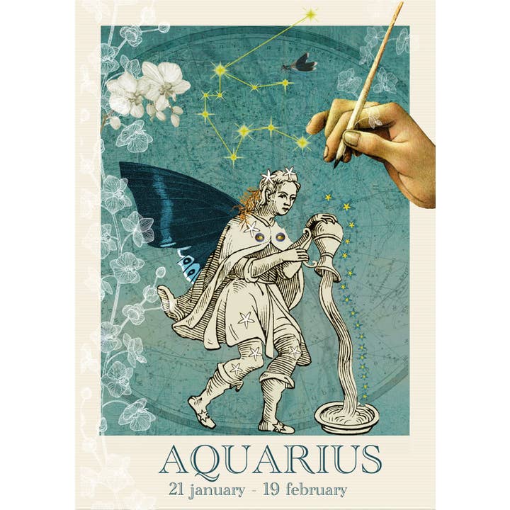 sidonie blondel – wholesale Poster – Aquarius Star Sign Poster1