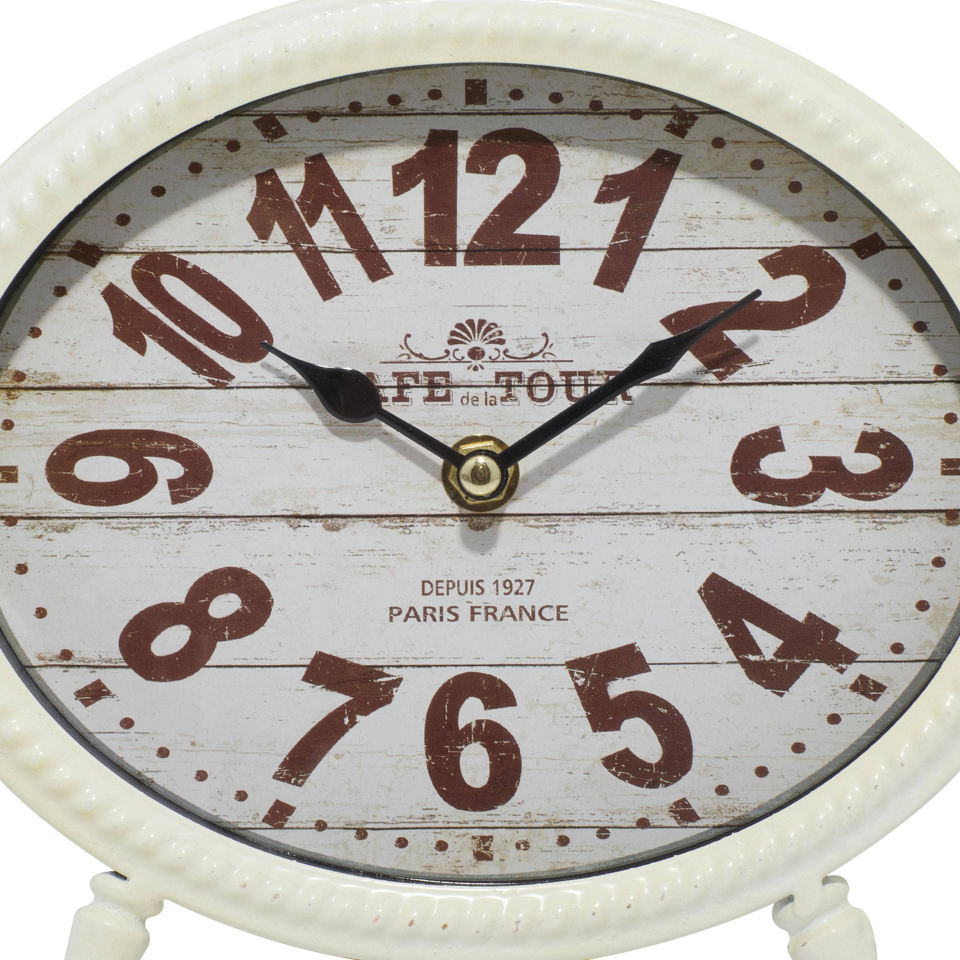 Deco Marché - Wholesale Wall Clock - Vintage Black Metal Clock Set6