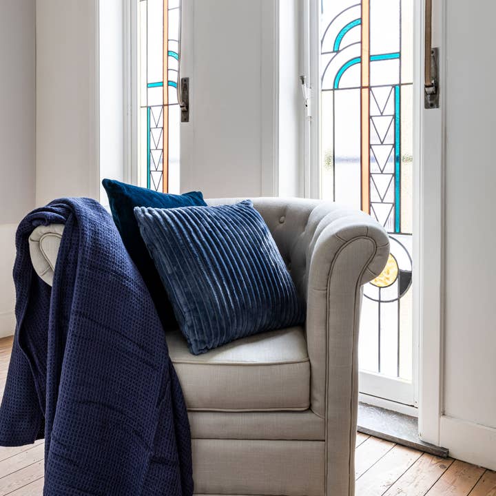 Tiseco - Wholesale Throw Blanket - Cushion (filled) RIBBLE Microflannel - 45x45 cm9