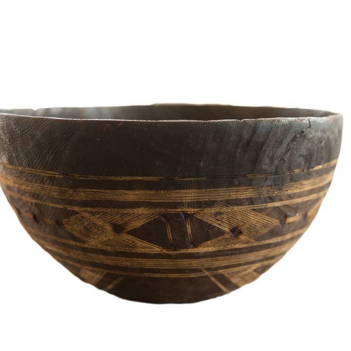 Old New House – Großhandel Dekorative Platte/Teller/Schüssel – Vintage afrikanische Holzschale