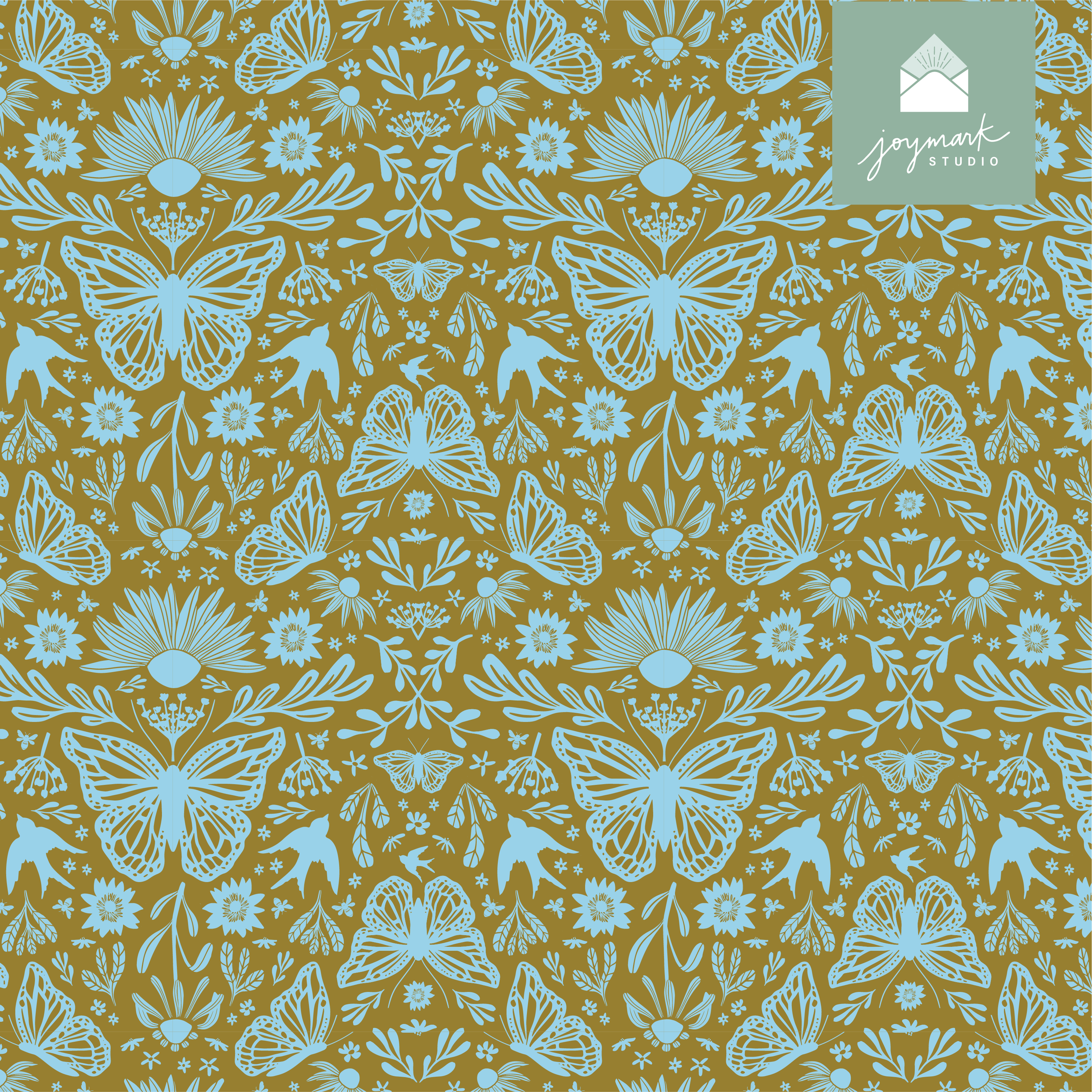 Joymark Studio - Wholesale Tea Towel - Mariposa Motif Small Butterflies Waffle Weave Tea Towel8