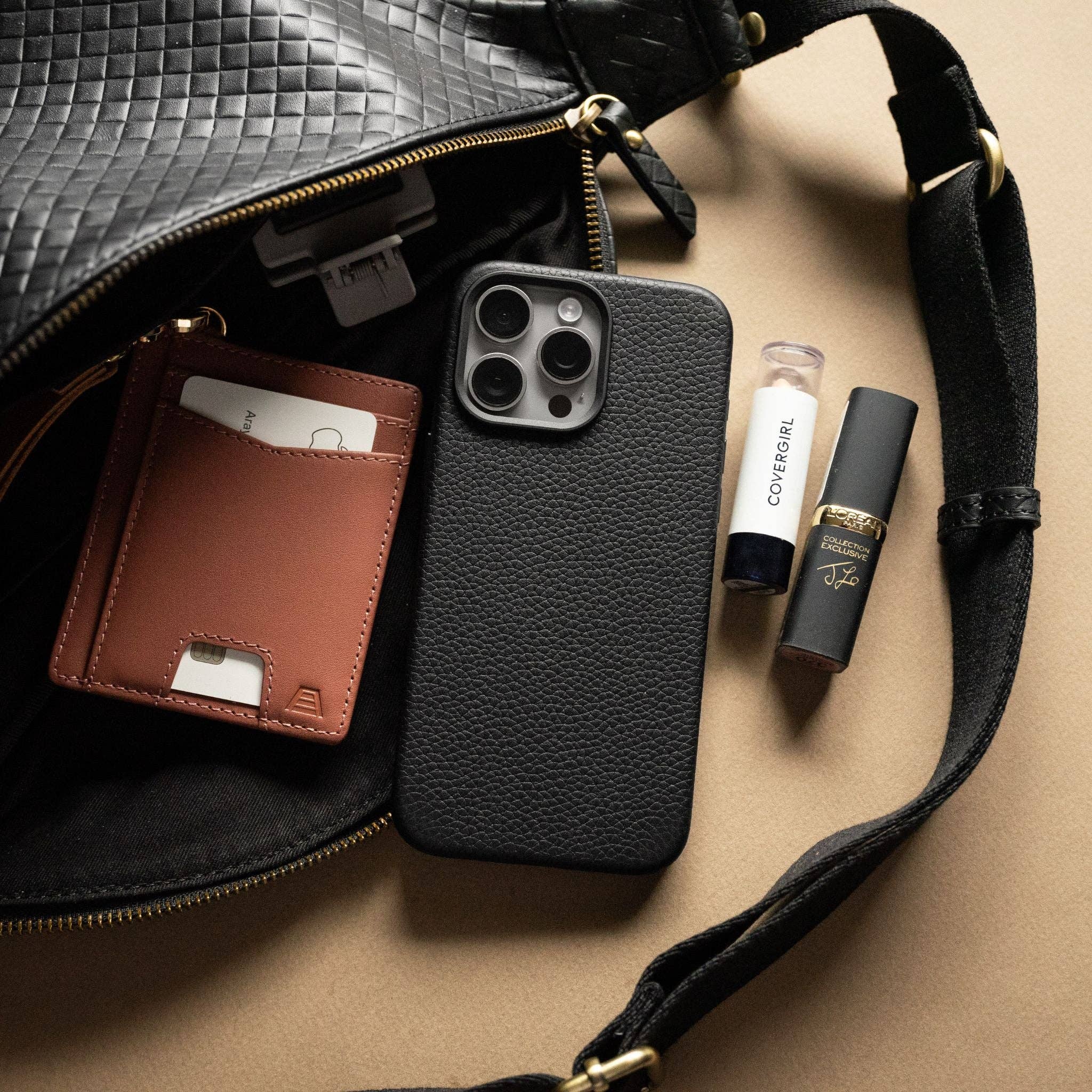 Andar - Wholesale Phone Case - Unisex - The Aspen Full Grain Leather iPhone Phone Case with MagSafe114