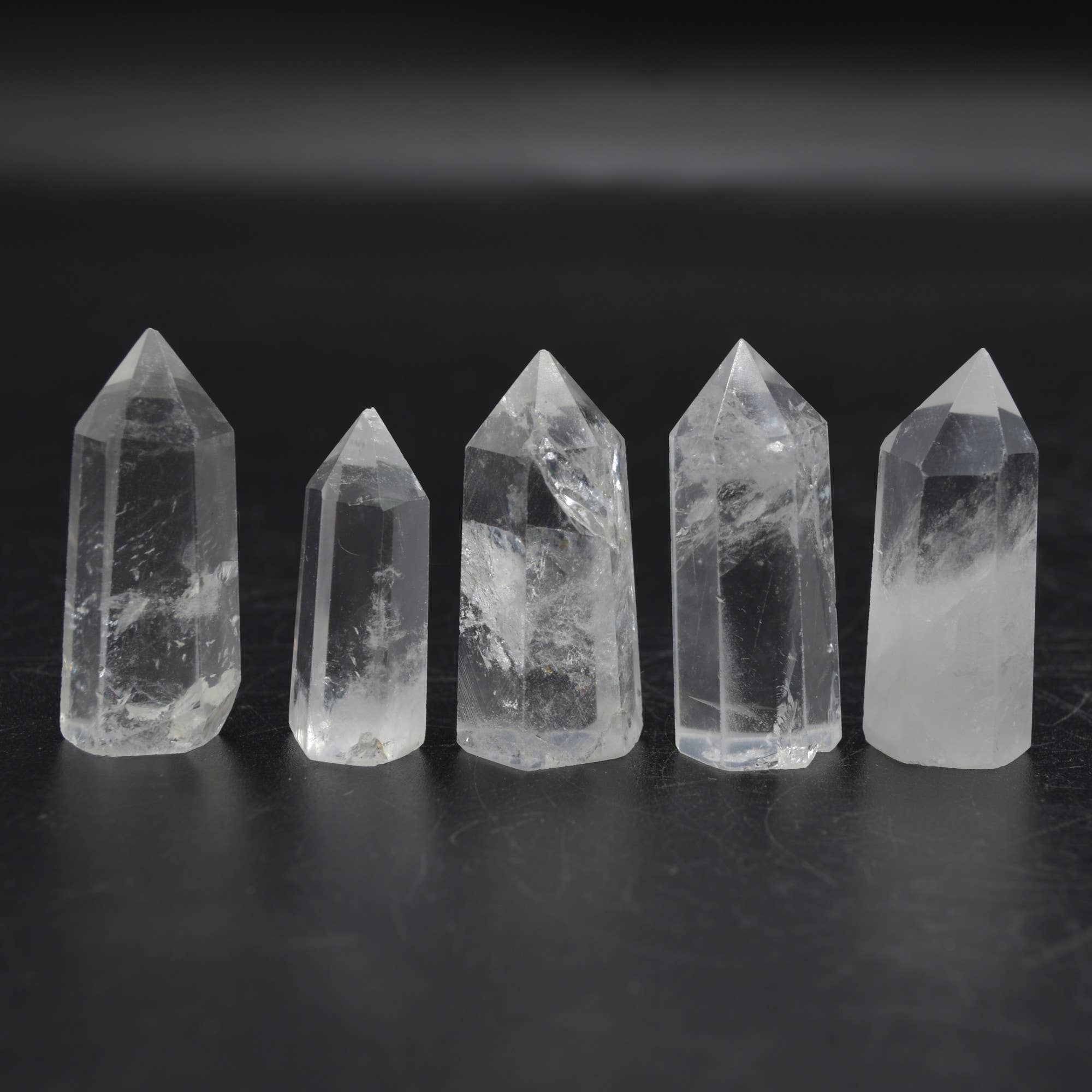 Calder Crystals - Wholesale Spiritual Stone/Crystal - Clear Quartz Crystal Point, Tower, Wand - Choose Size1
