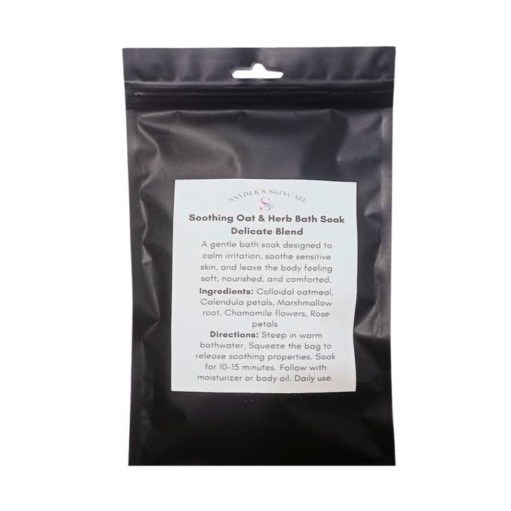 Beruhigendes Hafer- und Kräuter-Badebad – Zarte Mischung für den Großhandel von Snyder's Skincare