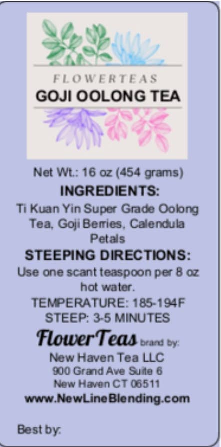 FlowerTeas – Engroshandel Løs te – Løsbladet te i løs vægt 1 lbs Kommerciel brygning Fødevareservice85