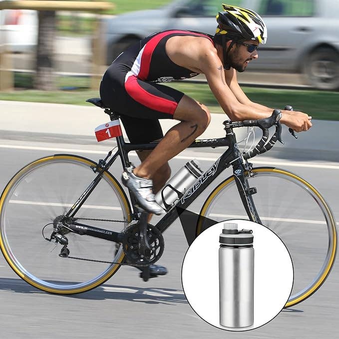 Crover - Wholesale Water Bottle - 17 oz Aluminum Water Bottle with Snap Lid 4