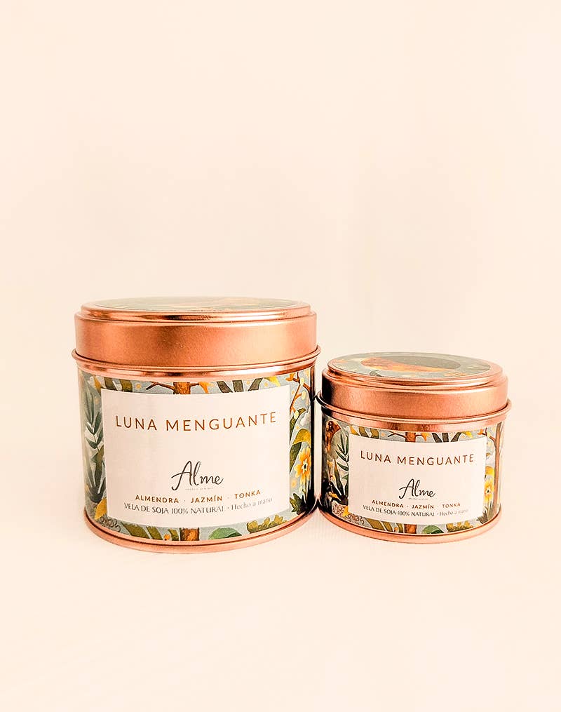 Alme Organic - Wholesale Travel Candles - Waning Moon Candle Wooden Wick  1