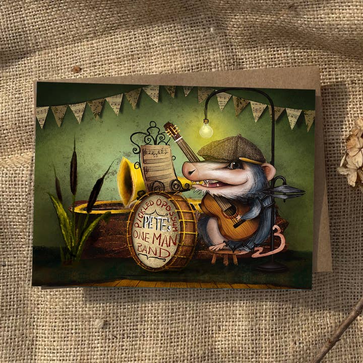 A Banda de Um Homem Só do Pete, o Gambá em Conserva por atacado de Dafri Studios