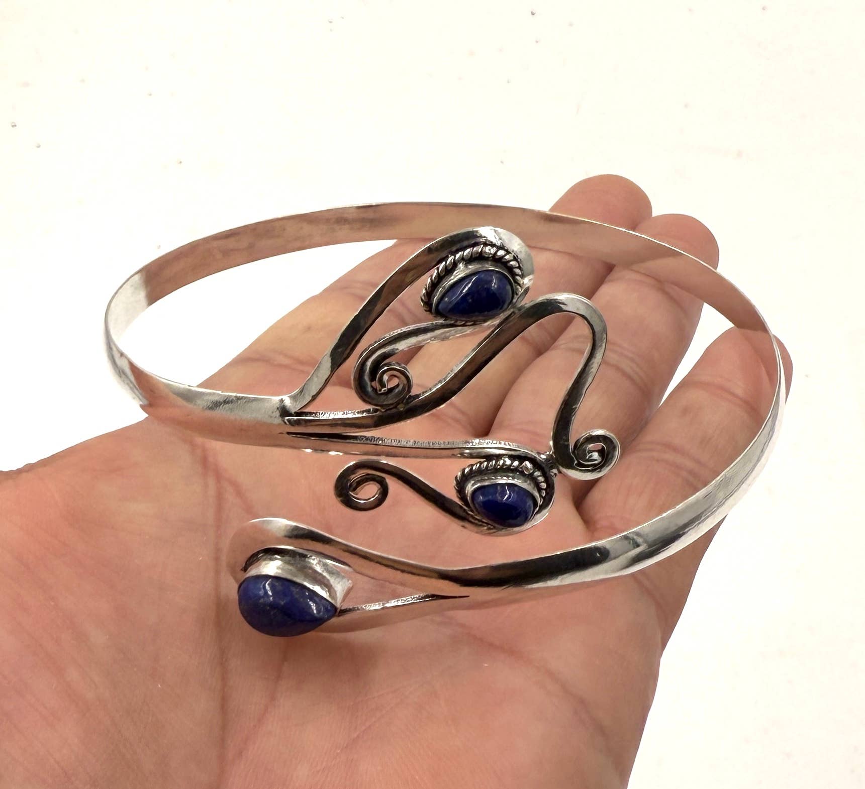 Lungta Imports - Wholesale Cuff Bracelet - Handcrafted Arm Cuff Bracelet Armlet Armband With Stones 5