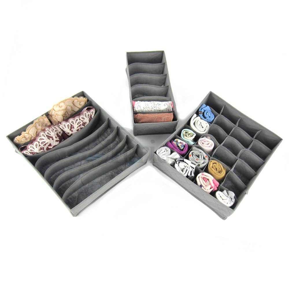 Periea – wholesale Drawer organiser – Periea Set of Three or Four Drawer Organisers - Katrina2