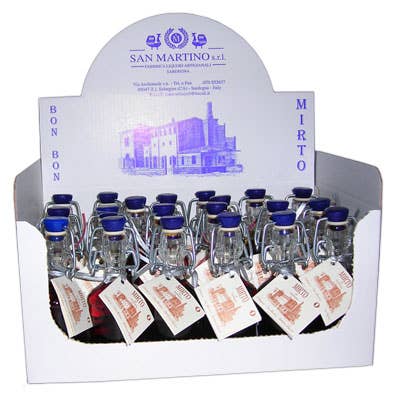 San Martino Liquori – Großhandel Likör – Mirto di Sardinien Mignon 0,4 cl 30%2