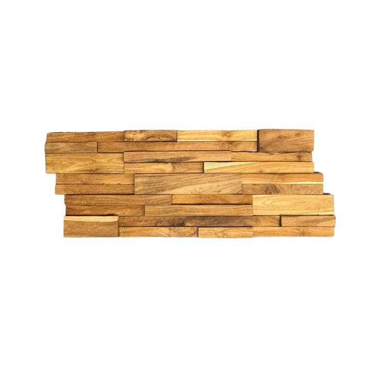 Asia West - Wholesale Wall Accent - Teak Wood Wall Cladding Panels