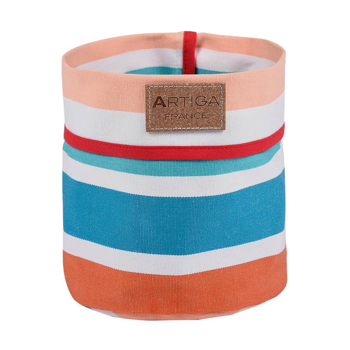 SMALL BASKET GARLIN PEACH 1 14x15x14cm for wholesale by Artiga