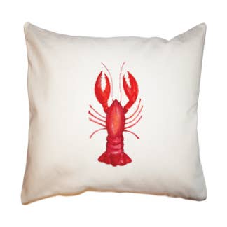 Almofada quadrada cozida com lagosta por atacado de Tina Labadini Designs