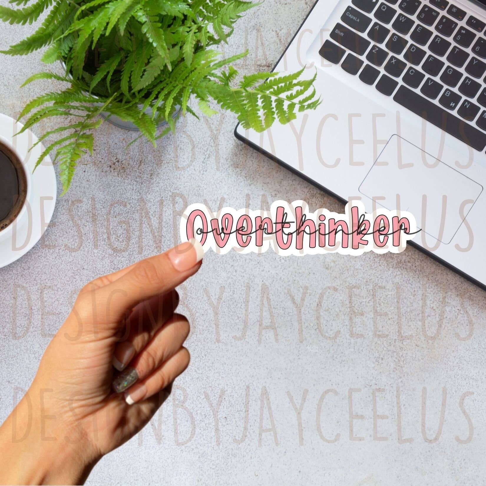 Art of a Story - Wholesale Sticker - Overthinker Waterproof High Quality Sticker