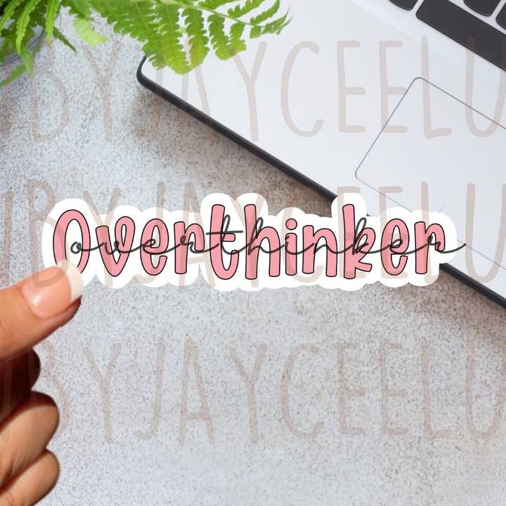 Art of a Story - Wholesale Sticker - Overthinker Waterproof High Quality Sticker0