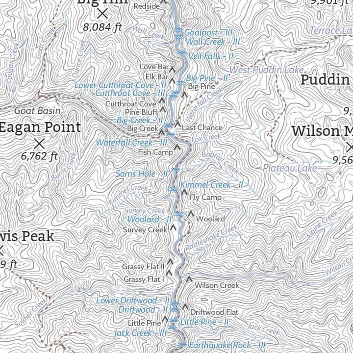 North Fork Mapping - Wholesale Map - Middle Fork of the Salmon River1