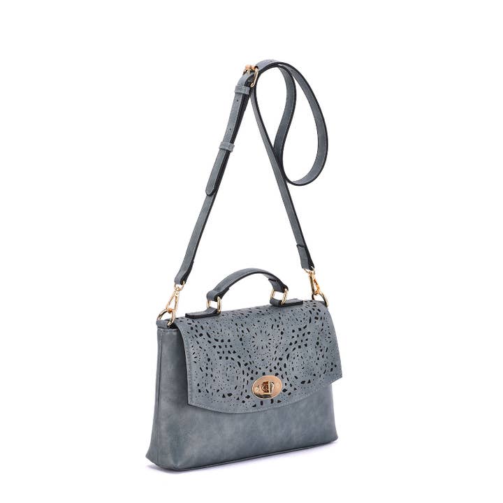 Mellow World - Wholesale Crossbody Bag - Women's - Quinn Perforated Crossbody10